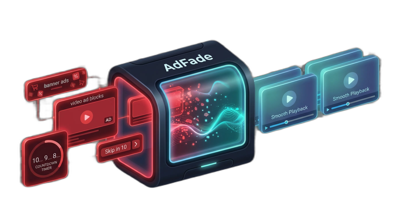 AdFade blocking YouTube ads